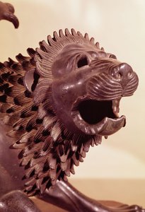 Quimera, detalle de la cabeza